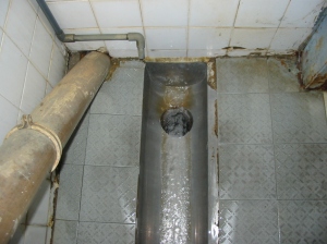 Squat toilet in Asia